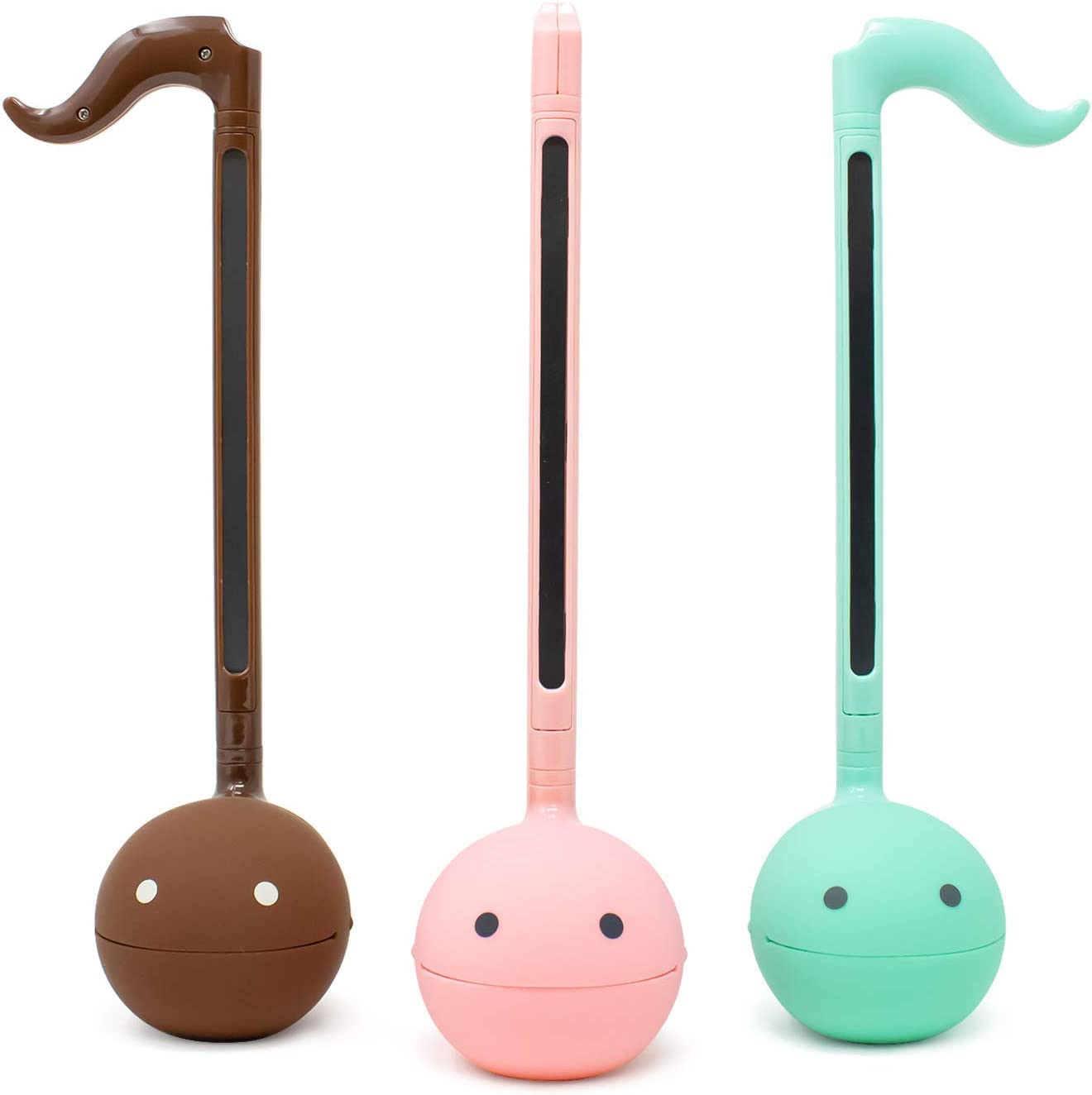Otamatone Japanese Electronic Musical Instrument Portable Music Synthesizer from Japan by Maywa Denki Studio Award Winning  Educational Fun Gift for Children Teen mature-themed - Chocolate Strawberry Mint Set