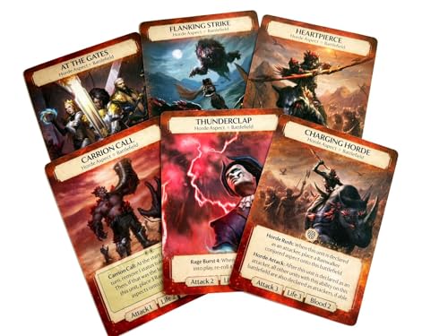 Plaid Hat Games Ashes Reborn: Red Rains Siege Of Lordswall Expansion Decks - Phoenixborn & Chimera Set For 1-2 Players, Ages 14+