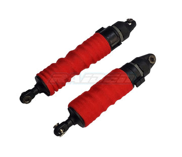 Damper Shock Sleeves Dirt Dust Resist Guard Cover for Traxxas 1/10 Slash Rustler 4wd Stampede Hoss 4x4 4wd Version 4pcs - Orange