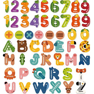Mideer Magnetic Letters And Numbers For Toddlers,Abc Learning Tools Alphabet Toys,Alphabet Magnets Letter Magnets For Kids For Fridge Magnets For Babies,Animal Refrigerator Magnets For White Board