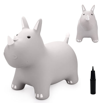 Playzap Bouncy Horse Hopper, Bouncy Animals Hopper For Toddlers, Inflatable Jumping Ride On Bouncer, Kids Hopping Toys For 18M 2 3 Years Old Kids Boys Girls Gifts