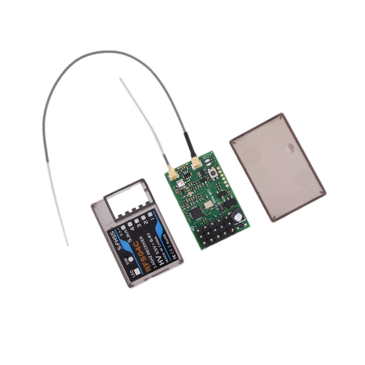 4CH SBUS Dual Antenna RC Receiver Compatible with TM-FH RF S-FHSS (RFS04C)