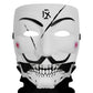 Primary Shipments Compatible Spy Ninjas Pz9 Pz2 Project Zorgo Hacker Mask And Skull Gaiter Costume (2 White Hacker Masks And 2 S