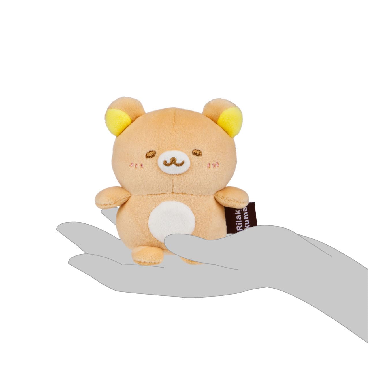San-X Original Rilakkuma Honyagurumi Series Sitting Mochi Plush - 4' Rilakkuma