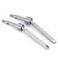 MORLORDY 2Pcs Improved RC Stainless Steel Front Axle Shaft Steering CVD Set for 1/24 RC Crawler Car SCX24 Upgrades Accessories