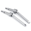 MORLORDY 2Pcs Improved RC Stainless Steel Front Axle Shaft Steering CVD Set for 1/24 RC Crawler Car SCX24 Upgrades Accessories