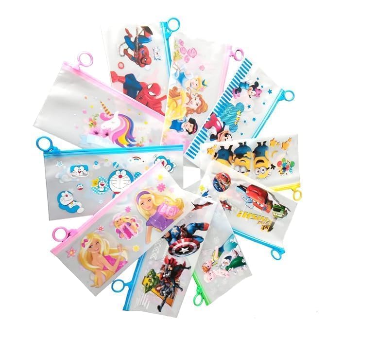 UJJAINWAL Birthday Party Return Gifts school Stationary Set For kids girls boys (9Pcs ),Kanjak Gifts Pouch Kanya pujan Gift/Navr