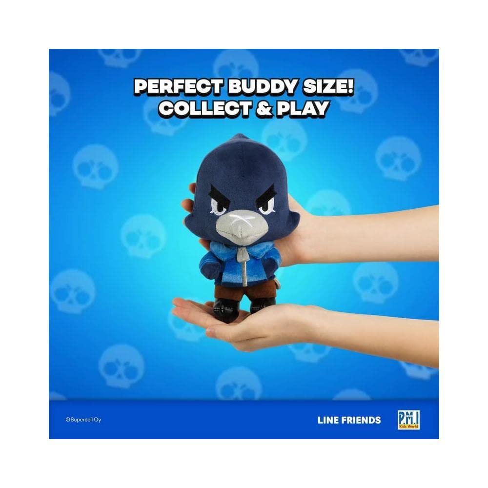 Brawl Stars Plush Buddies  7-Inch-Tall Collectibles  Brawl Stars Plush Toy Doll  Crow Plush Brawl Stars Licensed Toy Plush