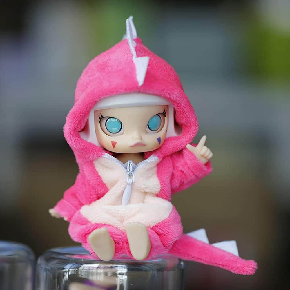 Xidondon Cute Dinosaur Animal Monster Doll Clothes For Ob11,Molly, Gsc,1/12 Bjd Doll Accessories Toys Dolls Clothes (Pi)