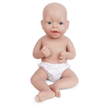 Vollence 14 Inch Full Body Silicone Baby Doll That Look Real Boy,Reborn Baby Doll Real Baby Doll Lifelike Baby Dolls Newborn Baby Doll Realistic Baby Doll