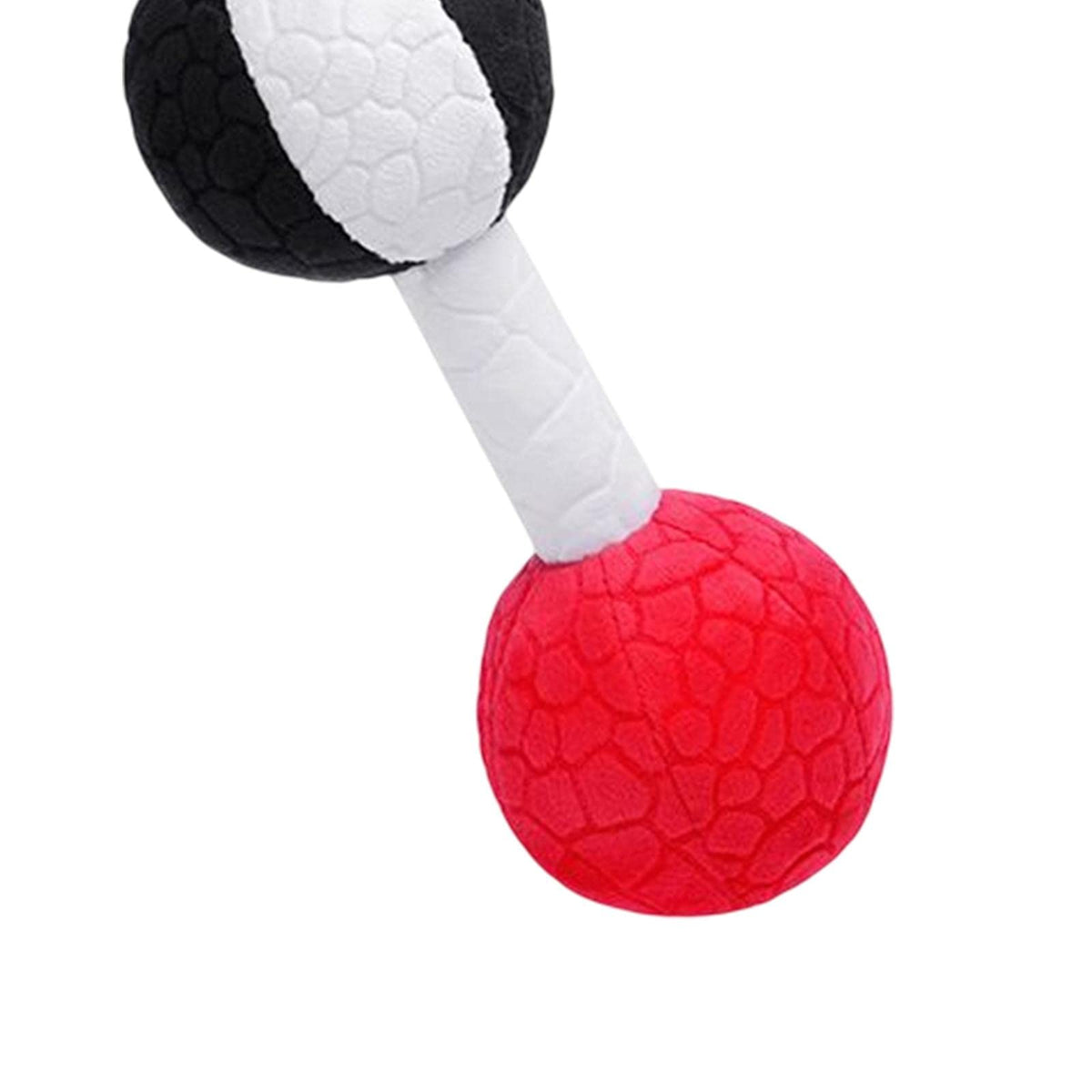 Trendivibe Sensory Hand Barbell Soft Early Development For Present Gift Newborn Boys Black| Baby Learning Toy | Infant Activity 