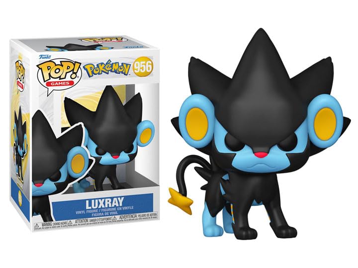 Pop Games: Pokémon - Luxray Funko Vinyl Figure (Bundled With Compatible Box Protector Case), Multicolor, 3.75 Inches