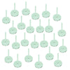 Litko Acrylic Flight Stands | Round | 3Mm Clear Circular Flight Base With Peg (25Mm)