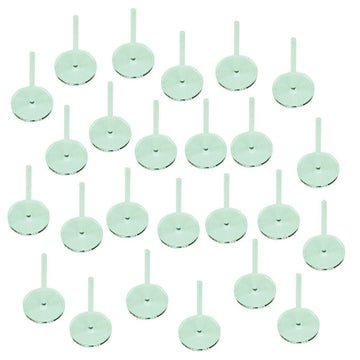 Litko Acrylic Flight Stands | Round | 3Mm Clear Circular Flight Base With Peg (25Mm)