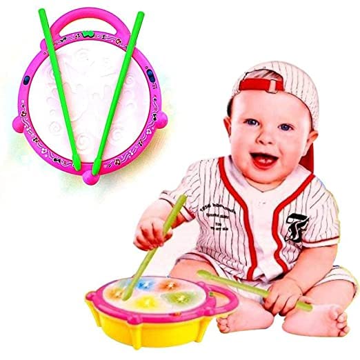 Toy Garrage 3D Musical Flash Drum With Lights Toys For Kids