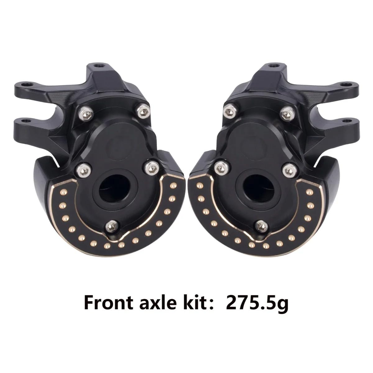 F10 Axle Brass Weights Steering Knuckles Front And Rear Portal Cover For 1/10 Rc Crawler Vanquish Vrd Vs4-10 Phoenix Lcg Upgrade