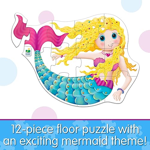 The Learning Journey - My First Big Floor Puzzle - Mermaid - Mermaid Puzzle for Kids - Toddler Games & Gifts for Boys & Girls Ag