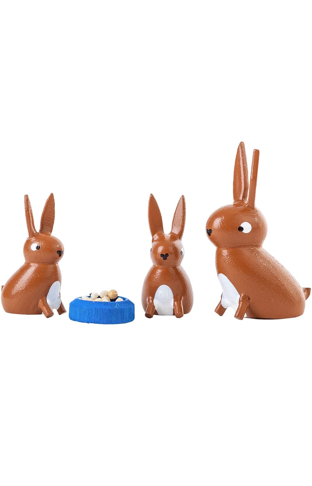 Alexander Taron 076001 Dregeno Easter FiguresRabbit Family2 H x 1.75 W x 1.25, Brown