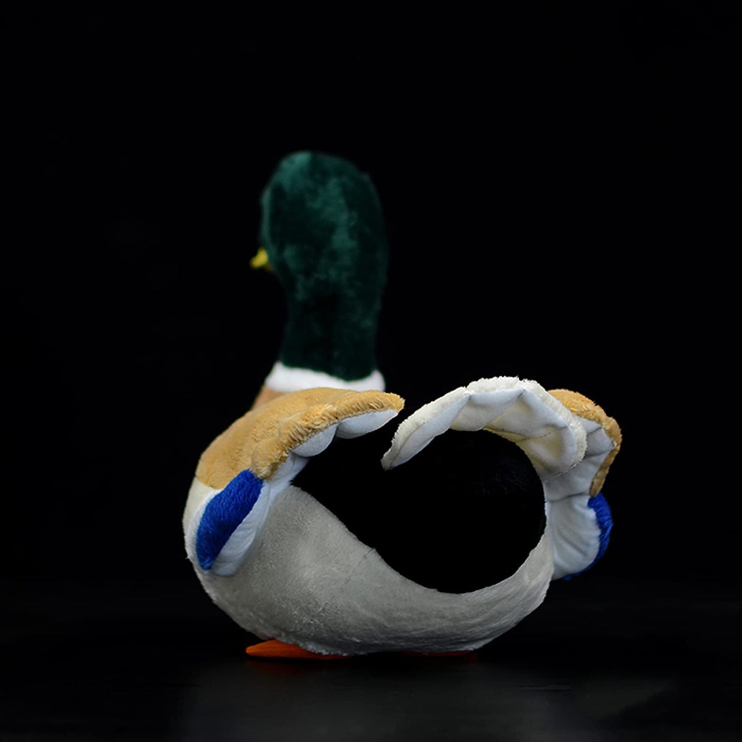 Double Bread 12' Mallard Duck Plush, Realistic Mallard Duck Stuffed Animal, Soft Lifelike Green Duck Toys Real Plushie Toy Gifts For Kids