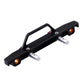 Metal Aluminum Front Bumper with U-Rings Tow Hitch Shackles for Axial SCX24 1/24 RC Crawler AXI90081 Upgrades Parts