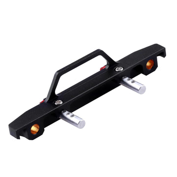 Metal Aluminum Front Bumper with U-Rings Tow Hitch Shackles for Axial SCX24 1/24 RC Crawler AXI90081 Upgrades Parts