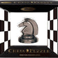 Hanayama Black Cast Puzzle Premium Series ~ Chess Piece Puzzle~ Knight Decorative Product