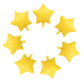 10 Pcs Yellow Star-Shaped Balloon 18 Inch Foil Balloon Mylar Balloon Happy Birthday Balloons Decoration