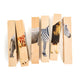 Wooden Animal Chunky Puzzles For Toddlers 2+ Years - Montessori 4 In 1 Safari Animal Block Puzzle Toy