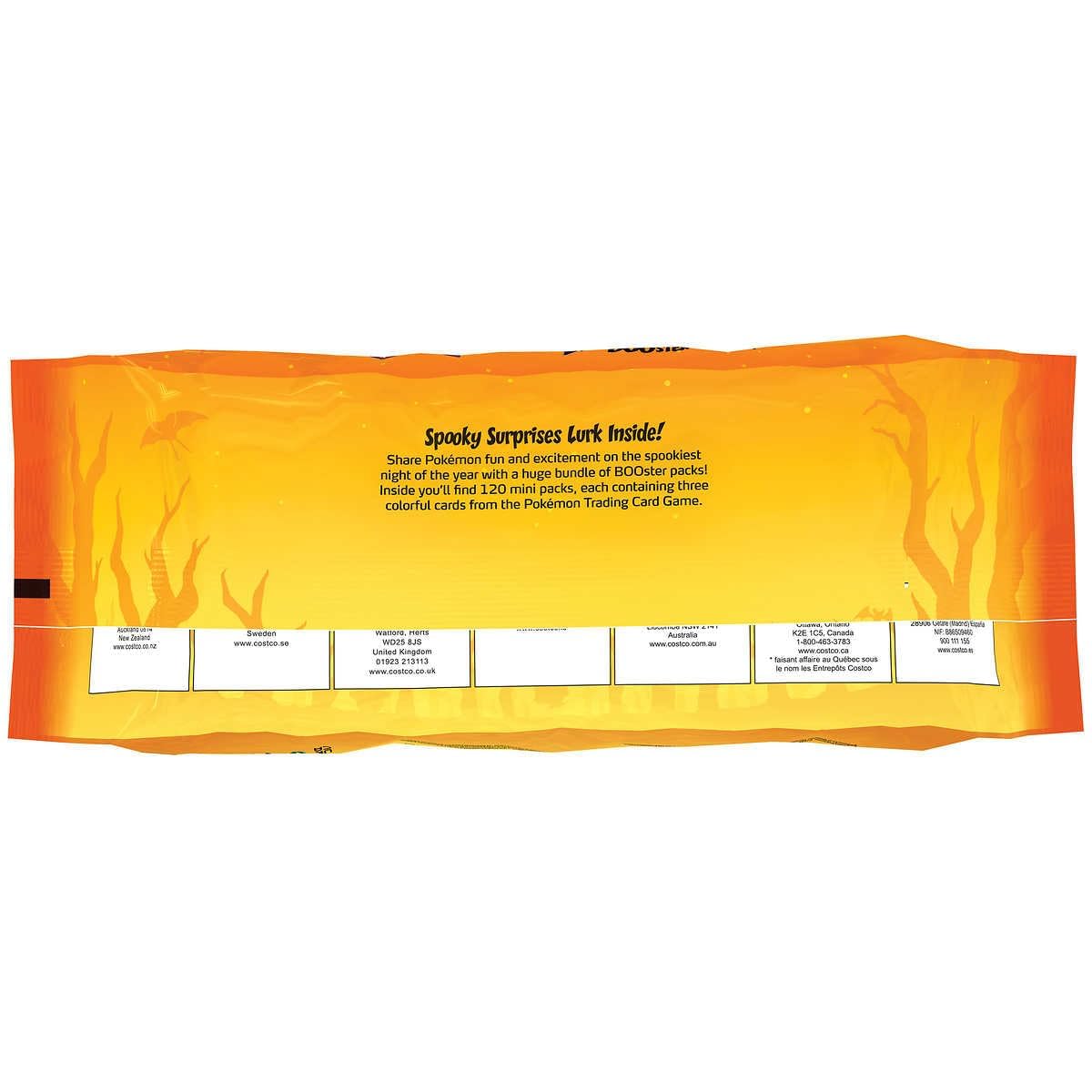 Pokemon Trick or Trade Booster Bundle - 120 Mini Packs, Orange, Small, Ages 6+