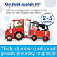 The Learning Journey: Match It! - Tractors & Trailers - 15 Self Correcting Puzzle Sets Teaching Counting - Preschool Learning To