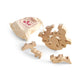 Genuine Fred Goat Yoga Wooden Stacking & Balance Game, Creative Game For All Ages, Solid Wood With Muslin Storage Bag, Enhance F