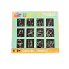 Qwick Click Brain Teaser Stainless Steel Metal Puzzle Set of 12 Puzzles