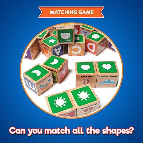 Kids Korner Alphabet Blocks Toys For Toddlers - Bilingual Educational Toys, Spanish Learning Toys, Stacking Toys With 30 Wooden Blocks And Toddler Learning Activities Ebook