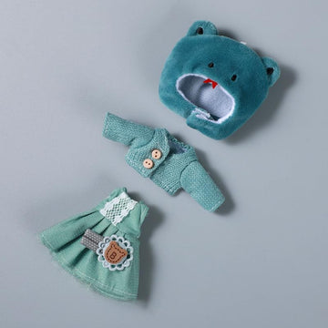 Ob11 Doll 1/12 Scale Cute Animal Style Doll Clothes Set Doll Birthday, Bjd Doll Accessories - E