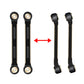 8PCS Black Coating Brass Links Rod Linkage Set for Axial AX24 XC-1 1/24 RC Crawler Car Upgrade Parts