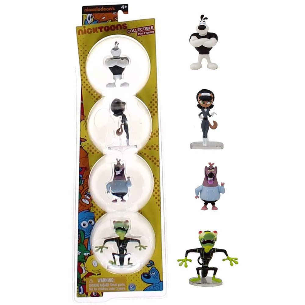 Nicktoons T.U.F.F. Puppy 2-Inch Mini-Figure 4-Pack