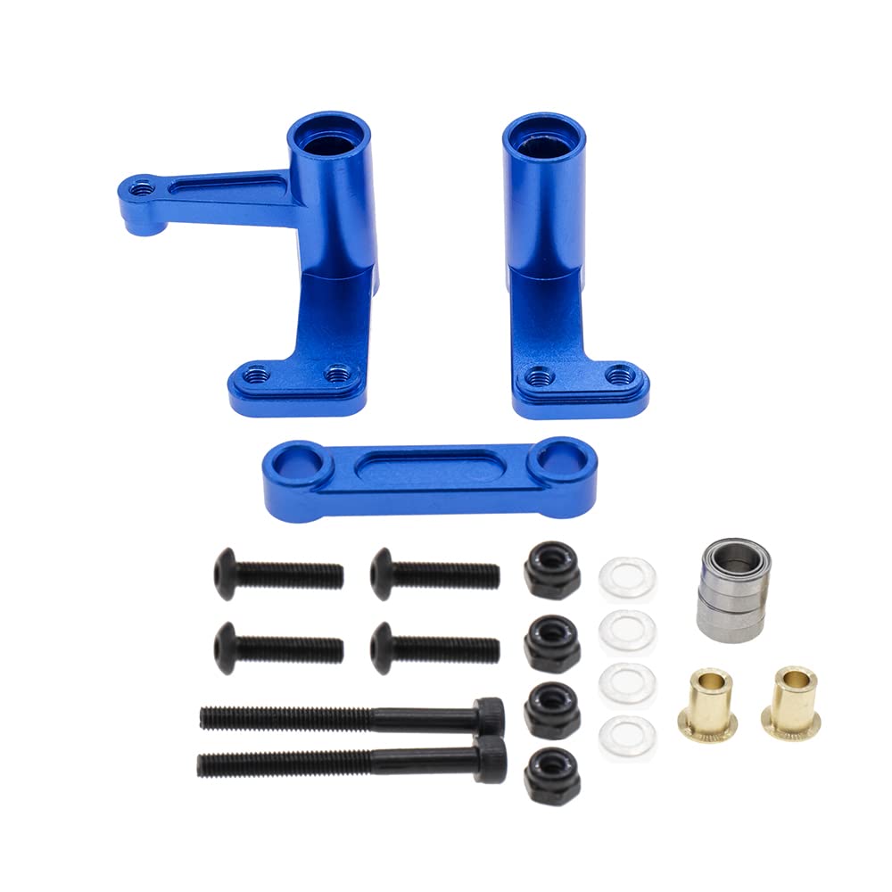 GTHELE Aluminum Steering Bellcranks&Drag Link for Traxxas 2WD 1/10 Slash, Stampede, Rustler, Nitro Slash-Replaces Part 3743
