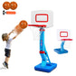 Toddler Basketball Hoop Height Adjustable Kids Basketball Hoop For Indoor Outdoor Play Portable Basketball Goal Poolside Basketball Hoop For Swimming Pool Basketball Toy For Kids Age 1-3 2-4 4-8