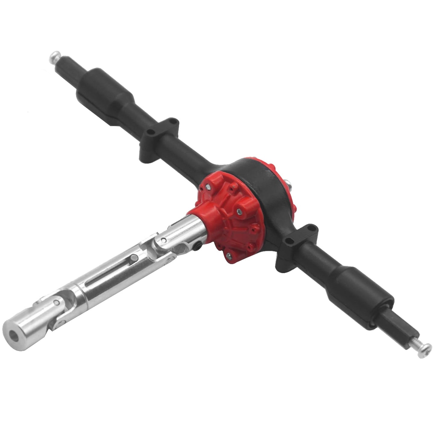 Share Goo RC Gear Rear Axle Housing Bridge Axle with Drive Shaft Compatible with WPL D12 RC Car Upgrade Parts