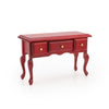 Miniature Table 1:12 Furniture For Dollhouse Accessories Writing Desk With 3 Drawers Miniature Room Ornaments Living Room Bedroo