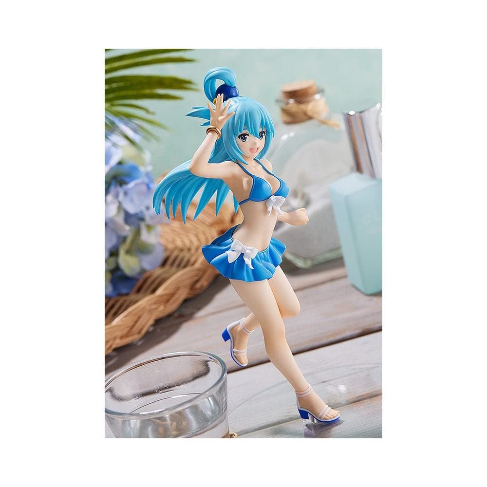 Max Factory Kono Subarashii: Aqua (Swimsuit Ver.) Up Parade Pvc Figure, Multicolor