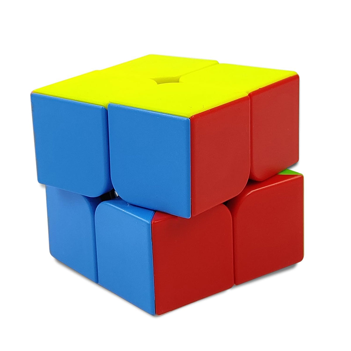 Bluebell 2x2 Speed Sticker Less Magic Puzzle Cube Game Toy for Kids & Adults Magic Speedy Stress Buster Brainstorming 3D Puzzle