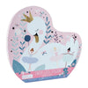 Floss & Rock Enchanted Swan 40-Piece Shaped Jigsaw Puzzle, Cotton, 60 x 41 cm