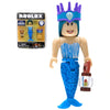 Roblox Gold Collection Crown Collector Mermaid Figure Pack with Exclusive Virtual Item Code - Multi-color, Model 19827, Plastic