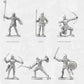Enajucy Medieval Castle Knights Toy Soldier - Army Figures Miniature Playset With Arrow Tower, Soldiers, Ram, Fence (Arrow Tower