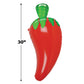Beistle Large Novelty Inflatable Plastic Chili Pepper Decoration Blow Up Accessories for Mexican Theme Cinco De Mayo Fiesta Birt