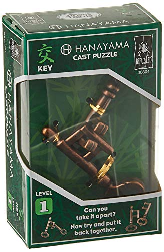 Bepuzzled | Key Hanayama Metal Brainteaser Puzzle Mensa Rated Level 1, For Ages 12 And Up