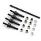 PLESIU Shock Standoff Set #45 Steel AR6SSS for Arrma 6S Models - Black Upgrade Parts