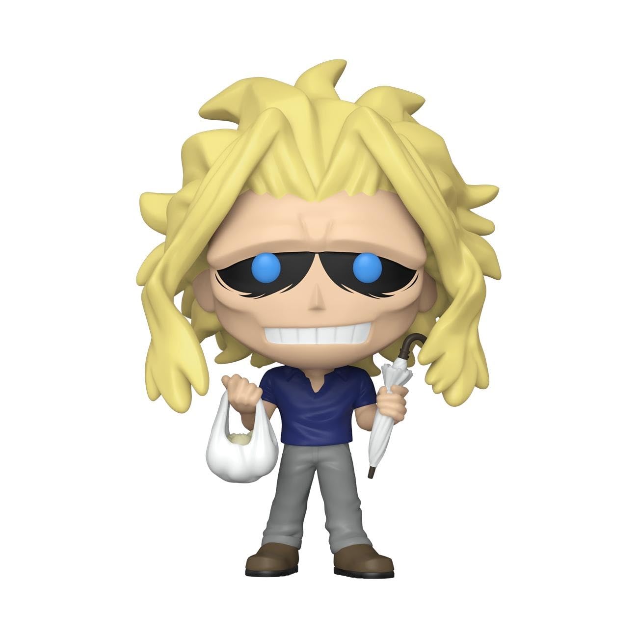 Funko Pop! Vinyl Figure - My Hero Academia All Might with Bag & Umbrella - Standard Size, Multicolour, Model 55517