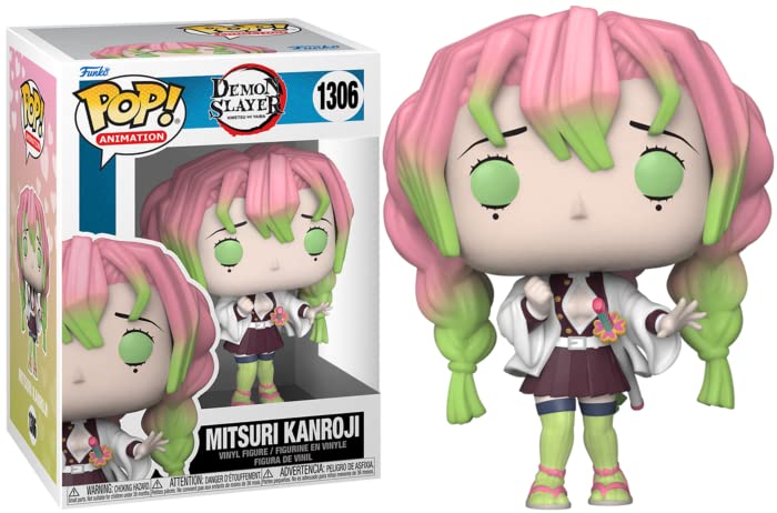 Funko + Protector: Demon Slayer S2 Pop! Animation Vinyl Figure (Bundled With Toybop Box Protector Collector Case) (Mitsuri Kanro